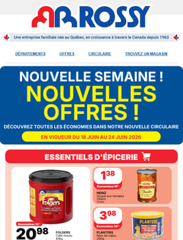 Nouvelles offres ! Nouvelles offres !